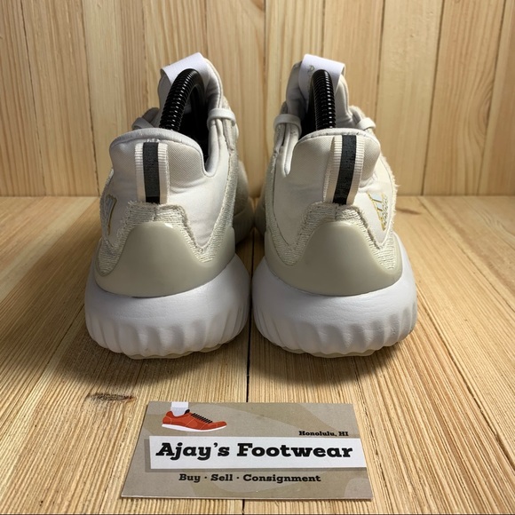 Adidas Alphabounce EM AH2646 White Athletic Shoes - Picture 5 of 11